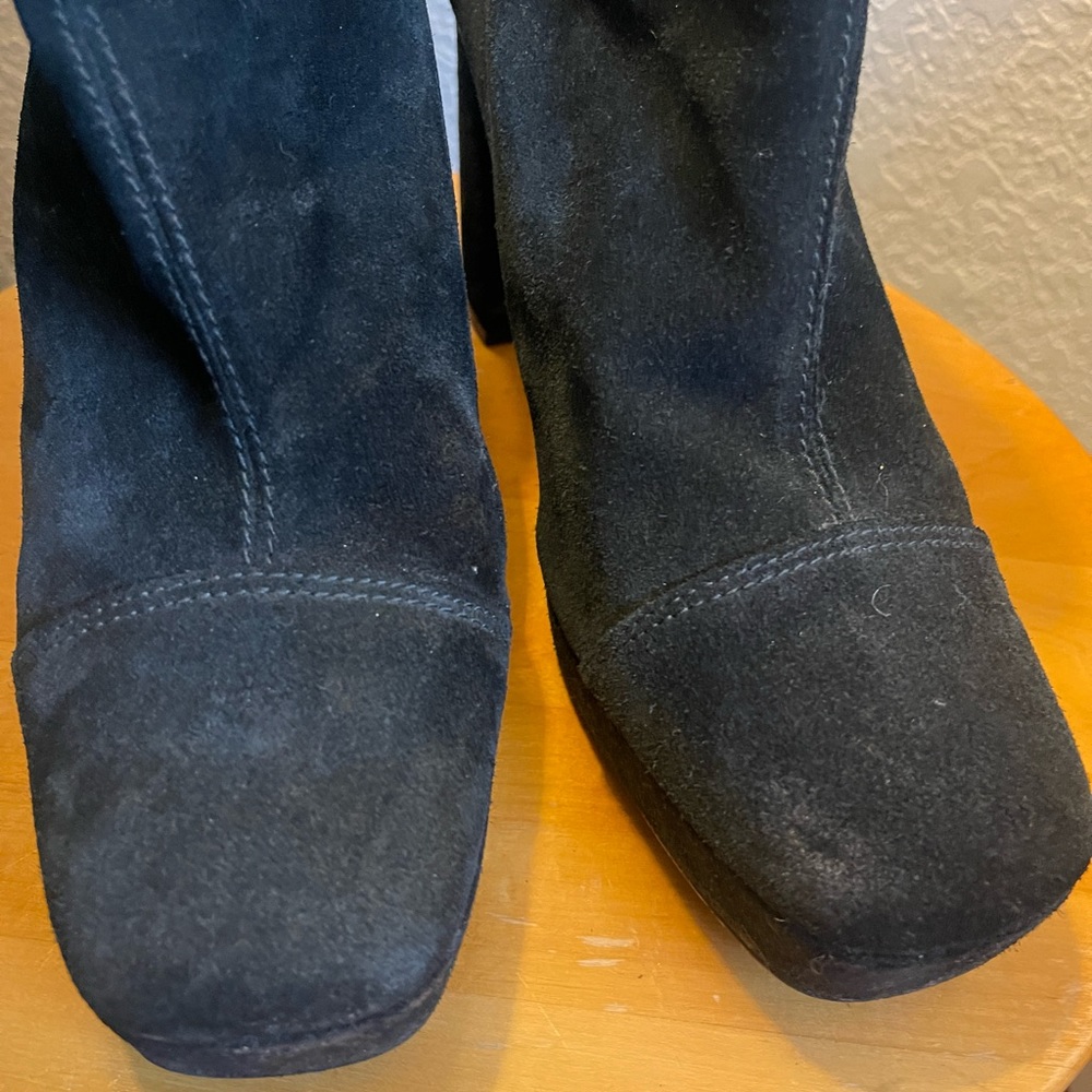 Free People Black Suede Boots - Picture 9 of 15